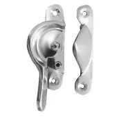 JV89LPC Frelan Hardware Jedo Narrow Locking Fitch Fastener 65mm Polished Chrome