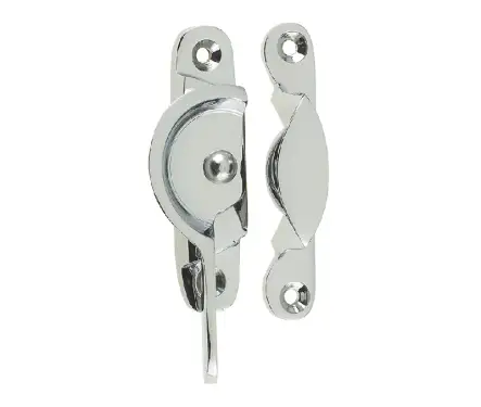 Click Here To Enlarge This Photo Of JV89NPC Frelan Hardware Jedo Narrow Fitch Fastener 65mm Polished Chrome