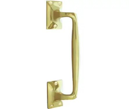 Click Here To Enlarge This Photo Of JV90DPB Frelan Hardware Jedo Wessex Pull Handle 300mm Polished Brass