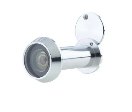 Click Here To Enlarge This Photo Of JV944PC Frelan Hardware Jedo 180 Degree Fire Rated Door Viewer to tit 35-55mm Doors Polished Chrome c/w Intumescent
