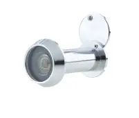 JV944PC Frelan Hardware Jedo 180 Degree Fire Rated Door Viewer to tit 35-55mm Doors Polished Chrome c/w Intumescent