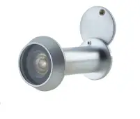 JV944SC Frelan Hardware Jedo 180 Degree Fire Rated Door Viewer to tit 35-55mm Doors Satin Chrome c/w Intumescent