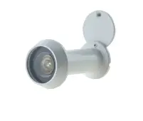 JV944WH Frelan Hardware Jedo 180 Degree Fire Rated Door Viewer to tit 35-55mm Doors White c/w Intumescent