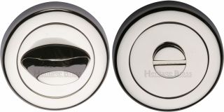 V4043-PNF Heritage Brass Thumbturn & Emergency Release Polished Nickel Finish