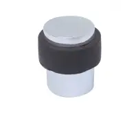 JV9565PC Frelan Hardware Jedo Cylinder Floor Mounted Door Stop (No Rose)  36x28mm Polished Chrome