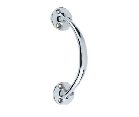 Click Here To Enlarge This Photo Of JV96PC Frelan Hardware Jedo Bow Shape Pull Handle 152mm Polished Chrome