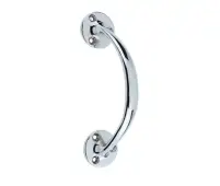 JV96PC Frelan Hardware Jedo Bow Shape Pull Handle 152mm Polished Chrome
