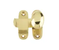 JVCCPB1 Frelan Hardware Jedo Throw Over Showcase Catch Polished Brass