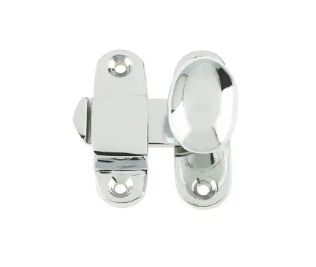 Click Here To Enlarge This Photo Of JVCCPC1 Frelan Hardware Jedo Throw Over Showcase Catch Polished Chrome