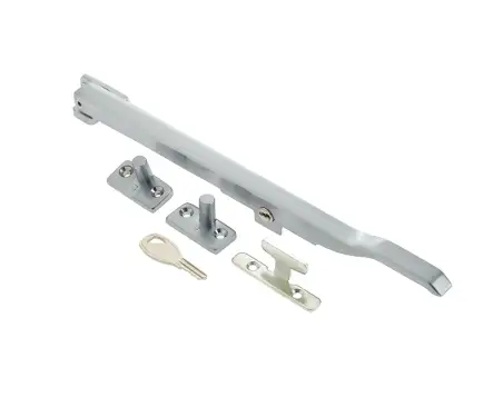 Click Here To Enlarge This Photo Of JW77LSC Frelan Hardware Jedo Modern Lockable Casement Stay 250mm Satin Chrome