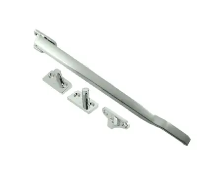 Click Here To Enlarge This Photo Of JW77SC Frelan Hardware Jedo Modern Non Lockable Casement Stay 250mm Satin Chrome