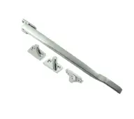 JW77SC Frelan Hardware Jedo Modern Non Lockable Casement Stay 250mm Satin Chrome