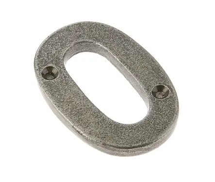 Click Here To Enlarge This Photo Of VF15-0 Frelan Hardware Valley Forge Pewter Door Numeral No.0
