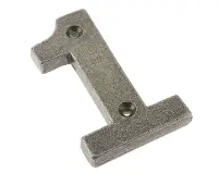 VF15-1 Frelan Hardware Valley Forge Pewter Door Numeral No.1