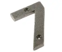 VF15-7 Frelan Hardware Valley Forge Pewter Door Numeral No.7