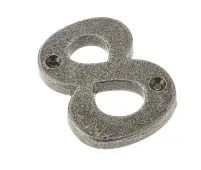 VF15-8 Frelan Hardware Valley Forge Pewter Door Numeral No.8