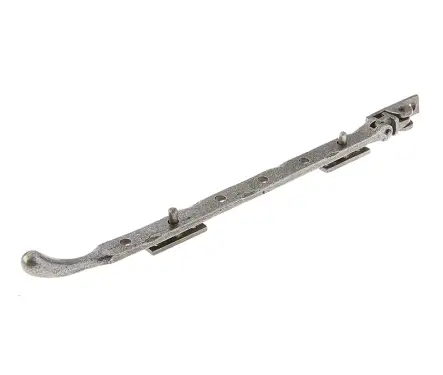 Click Here To Enlarge This Photo Of VF33C Frelan Hardware Valley Forge Pewter Bulb End Casement Stay 315mm
