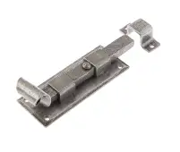 VF40A Frelan Hardware Valley Forge Pewter Straight Bolt 102mm