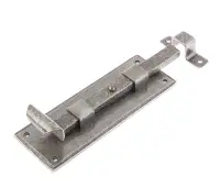 VF40B Frelan Hardware Valley Forge Pewter Straight Bolt 152mm
