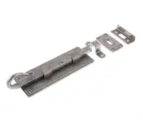VF46B Frelan Hardware Valley Forge Pewter Shepherds Crook Straight Bolt 152mm