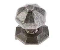 VF6 Frelan Hardware Valley Forge Pewter Centre Door Knob 73mm