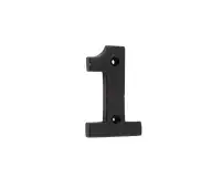 VFB15-1 Frelan Hardware Valley Forge Black Door Numeral No.1