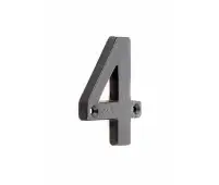 VFB15-4 Frelan Hardware Valley Forge Black Door Numeral No.4