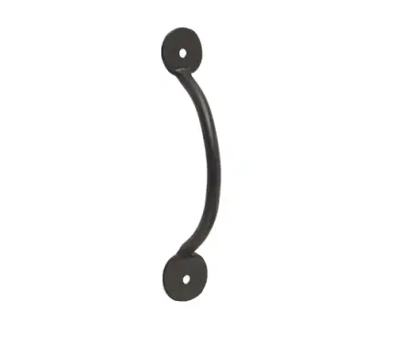 Click Here To Enlarge This Photo Of VFB28B Frelan Hardware Valley Forge Black Bow Handle 138x38mm
