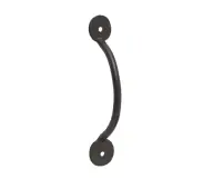 VFB28B Frelan Hardware Valley Forge Black Bow Handle 138x38mm