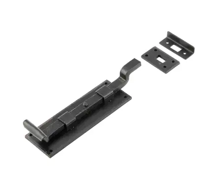 Click Here To Enlarge This Photo Of VFB41B Frelan Hardware Valley Forge Black Necked Bolt 152mm