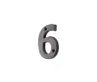 VFX15-6&9 Frelan Hardware Valley Forge Beeswax Door Numeral No.6&9