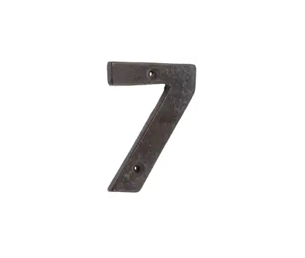 Click Here To Enlarge This Photo Of VFX15-7 Frelan Hardware Valley Forge Beeswax Door Numeral No.7