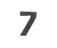 VFX15-7 Frelan Hardware Valley Forge Beeswax Door Numeral No.7