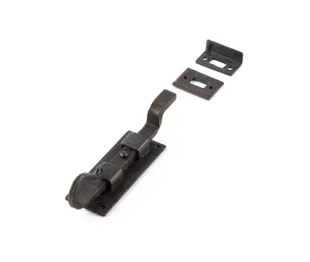 Click Here To Enlarge This Photo Of VFX25A Frelan Hardware Valley Forge Beeswax Shepherds Crook Necked Bolt 102mm