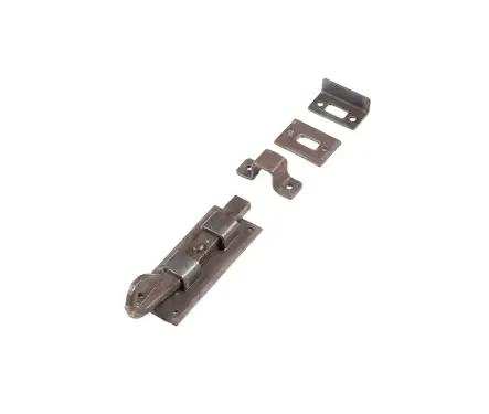 Click Here To Enlarge This Photo Of VFX46A Frelan Hardware Valley Forge Beeswax Shepherds Crook Straight Bolt 102mm