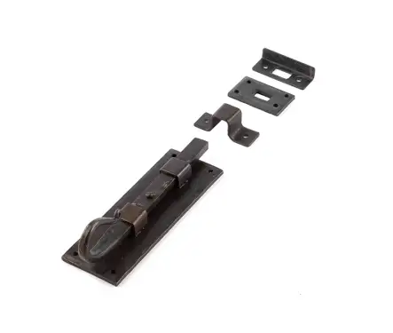 Click Here To Enlarge This Photo Of VFX46B Frelan Hardware Valley Forge Beeswax Shepherds Crook Straight Bolt 152mm