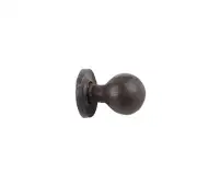 VFX47 Frelan Hardware Valley Forge Beeswax Round Cupboard Knob 27x39mm