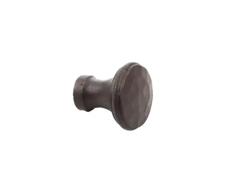 Click Here To Enlarge This Photo Of VFX85 Frelan Hardware Valley Forge Beeswax Hammered Cupboard Knob 20mm
