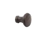 VFX85 Frelan Hardware Valley Forge Beeswax Hammered Cupboard Knob 20mm