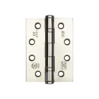J9507PSS Frelan Hardware Certifire Grade 13 &lpar;Stainless Steel&rpar; Ball Bearing Hinges 102mm x 76mm x 3mm Polished Stainless Steel &lpar;316 Marine Grade&rpar;