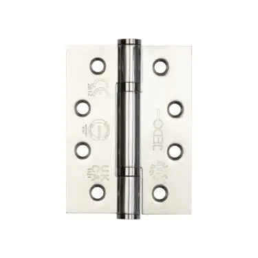 Click Here To Enlarge This Photo Of J9603PSS Frelan Hardware Certifire Grade 13 &lpar;Stainless Steel&rpar; 3 Knuckle Polymer Bearing Hinges 102mm x 76mm x 3mm Polished Stainless Steel
