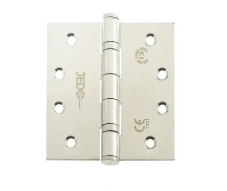 Click Here To Enlarge This Photo Of J9604PSS Frelan Hardware Certifire Grade 13 (Stainless Steel) 5 Knuckle Polymer Bearing Hinges 102mm x 102mm x 3mm Polished Stainless Steel