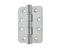 J9500RPSS Frelan Hardware Certifire Grade 13 (Stainless Steel) Radius Ball Bearing Hinges 102mm x 76mm x 3mm Polished Stainless Steel