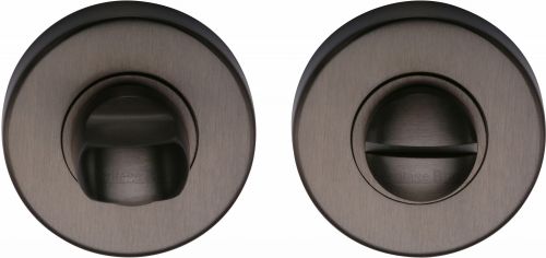 Click Here To Enlarge This Photo Of V4049-MB Heritage Brass Thumbturn & Emergency Release Matt Bronze Finish