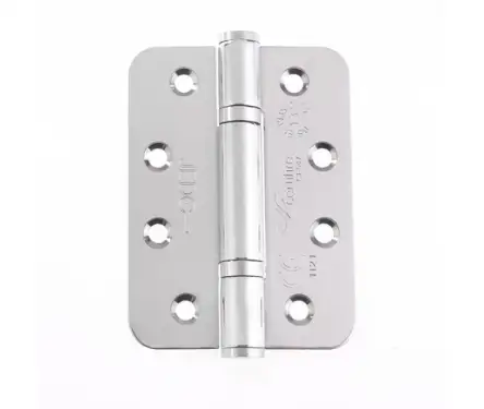 Click Here To Enlarge This Photo Of J9633PSS Frelan Hardware Certifire Grade 13 (Stainless Steel) Radius 3 Knuckle Polymer Bearing Hinges 102mm x 76mm x 3mm Polished Stainless Steel (Pack of 3)