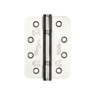 J9633PSS Frelan Hardware Certifire Grade 13 &lpar;Stainless Steel&rpar; Radius 3 Knuckle Polymer Bearing Hinges 102mm x 76mm x 3mm Polished Stainless Steel &lpar;Pack of 3&rpar;