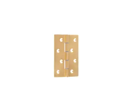 Click Here To Enlarge This Photo Of J9018SB Frelan Hardware Double Phosphor Bronze Washered Hinges 102mm x 67mm x 2.5mm Satin Brass