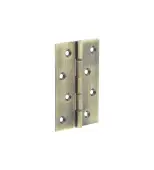 J9018AB Frelan Hardware Double Phosphor Bronze Washered Hinges 102mm x 67mm x 2.5mm Antique Brass