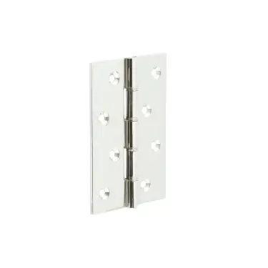 Click Here To Enlarge This Photo Of J9018PN Frelan Hardware Double Phosphor Bronze Washered Hinges 102mm x 67mm x 2.5mm Polished Nickel