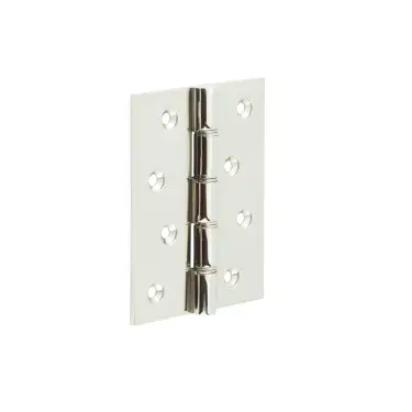 Click Here To Enlarge This Photo Of J9019PN Frelan Hardware Double Phosphor Bronze Washered Hinges 102mm x 76mm x 3mm Polished Nickel